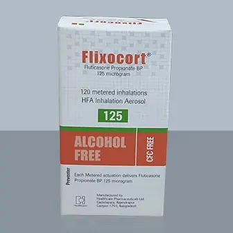 Pack Image: Flixocort 125 mcg Inhaler (120 metered dose)