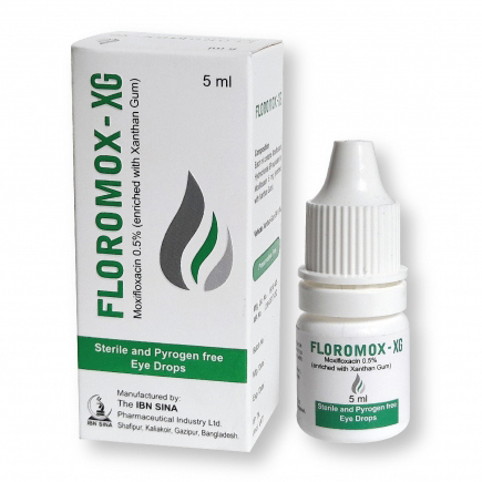 Pack Image: Floromox XG 0.5% 0.4% Eye Drop (5 ml drop)