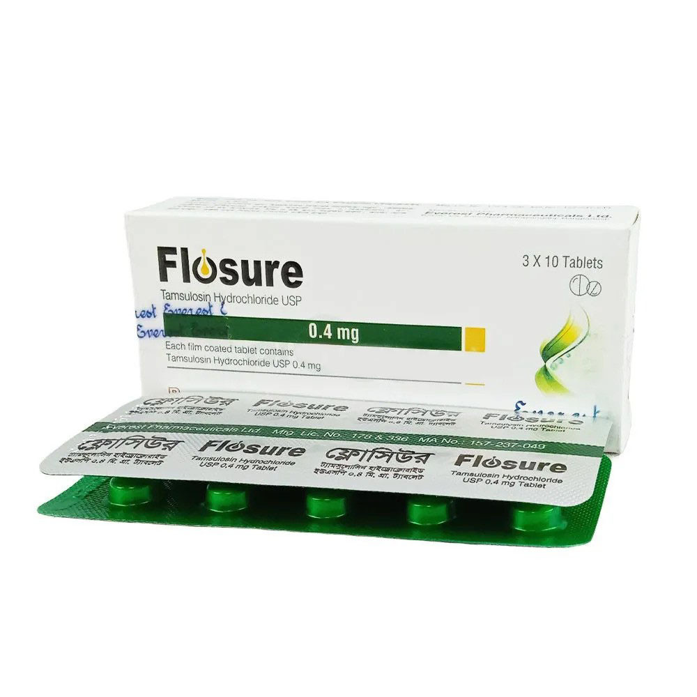 Pack Image: Flosure 0.4 mg Tablet (3 x 10)