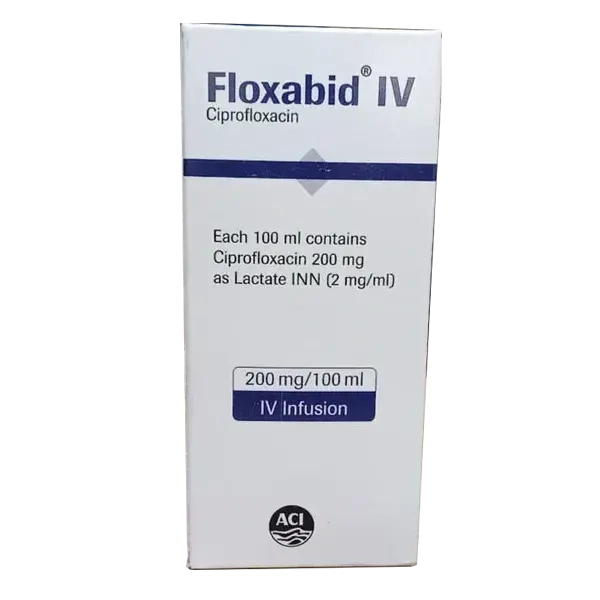 Pack Image: Floxabid 200 mg Injection (100 ml bottle)