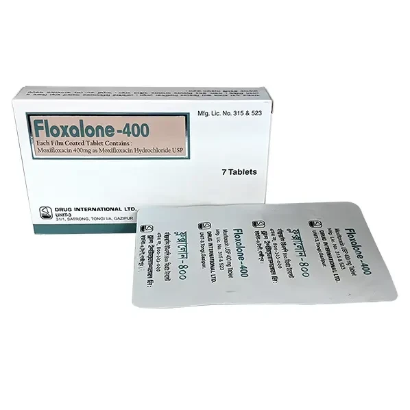 Pack Image: Floxalone 400 mg Tablet (1 x 7)