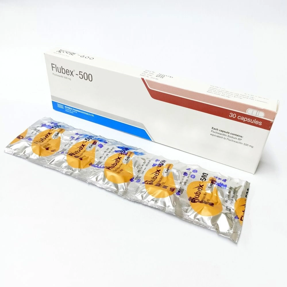 Pack Image: Flubex 500 mg Capsule (5 x 6)