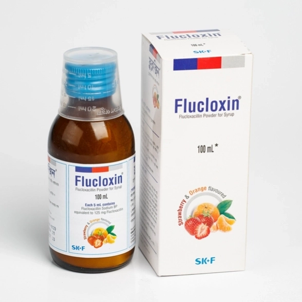 Pack Image: Flucloxin 125 mg Suspension (100 ml bottle)
