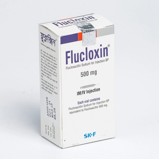 Pack Image: Flucloxin 500 mg Injection (500 mg vial)