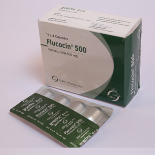 Pack Image: Flucocin 500 mg Capsule (12 x 4)