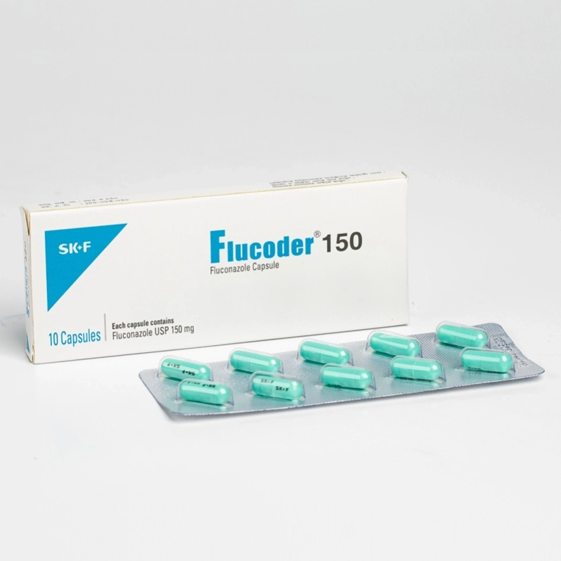 Pack Image: Flucoder 150 mg Capsule (1 x 10)