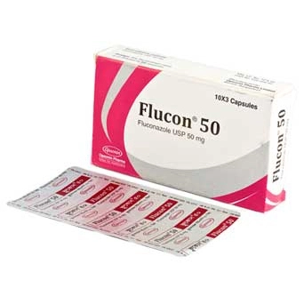 Pack Image: Flucon 50 mg Capsule (3 x 10)