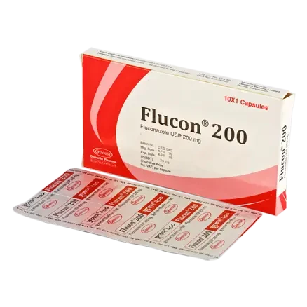 Pack Image: Flucon 200 mg Capsule (1 x 10)