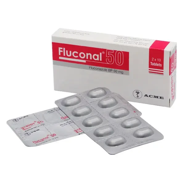 Pack Image: Fluconal 50 mg Tablet (2 x 10)