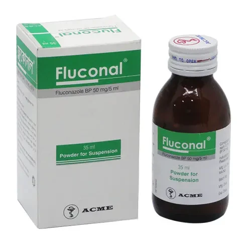 Pack Image: Fluconal 50 mg Suspension (35 ml bottle)