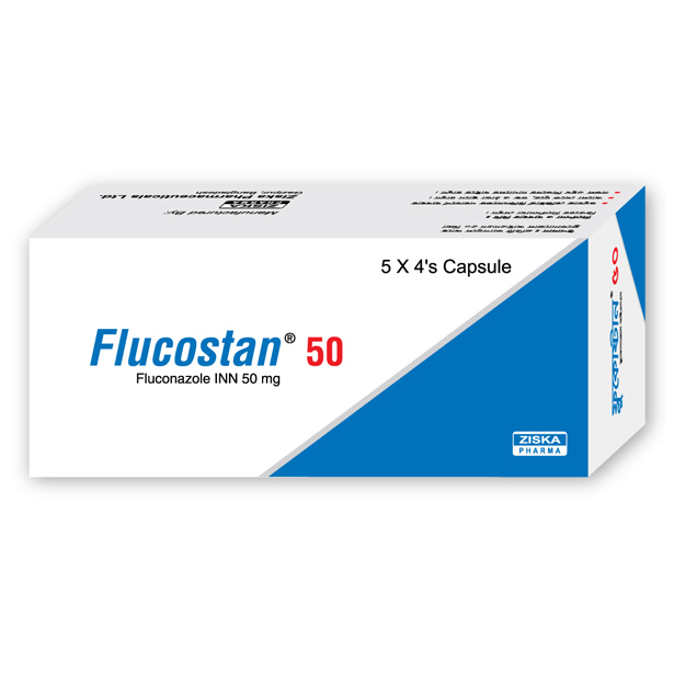 Pack Image: Flucostan 50 mg Capsule (5 x 4)