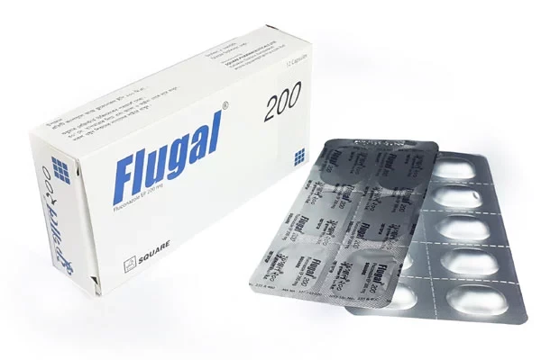 Pack Image: Flugal 200 mg Capsule (2 x 6)