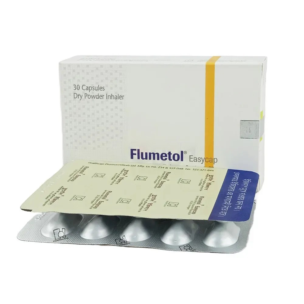 Pack Image: Flumetol 50 mcg Inhalation Capsule (3 x 10)