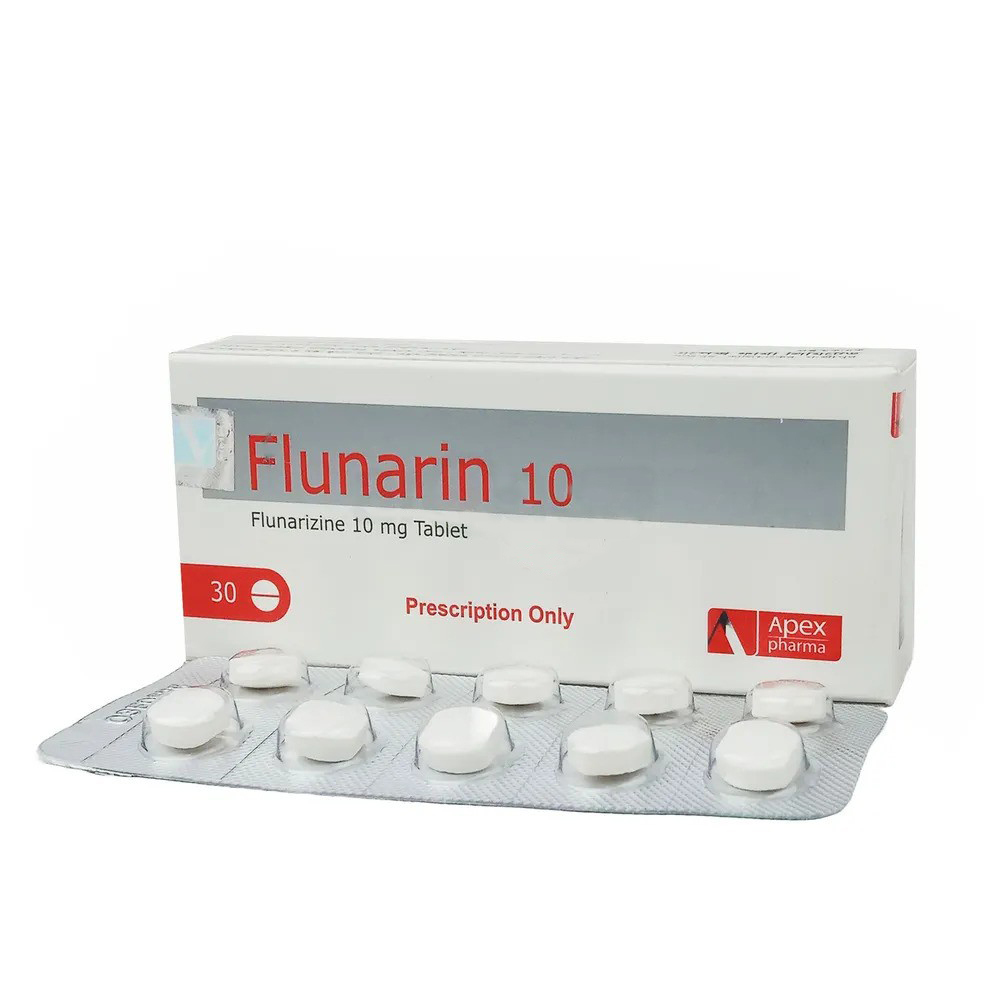 Pack Image: Flunarin 10 mg Tablet (3 x 10)