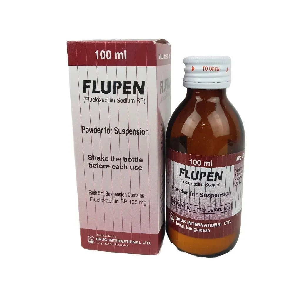 Pack Image: Flupen 125 mg Suspension (100 ml bottle)