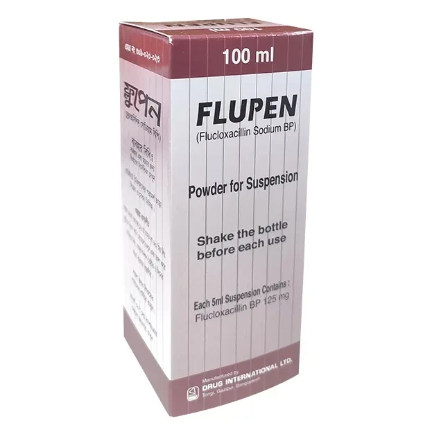 Pack Image: Flupen 125 mg Suspension (100 ml bottle)