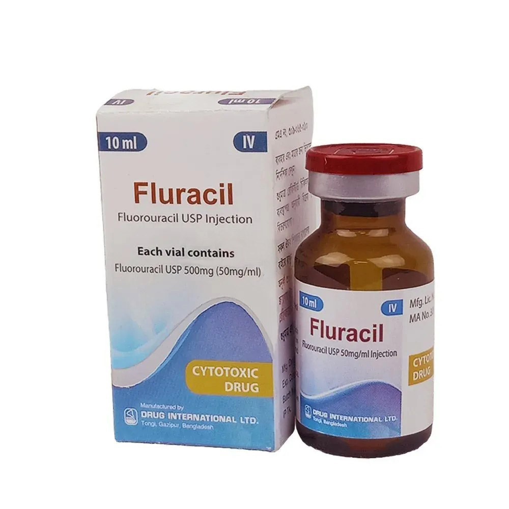 Pack Image: Fluracil 25 mg Injection (250 mg vial)