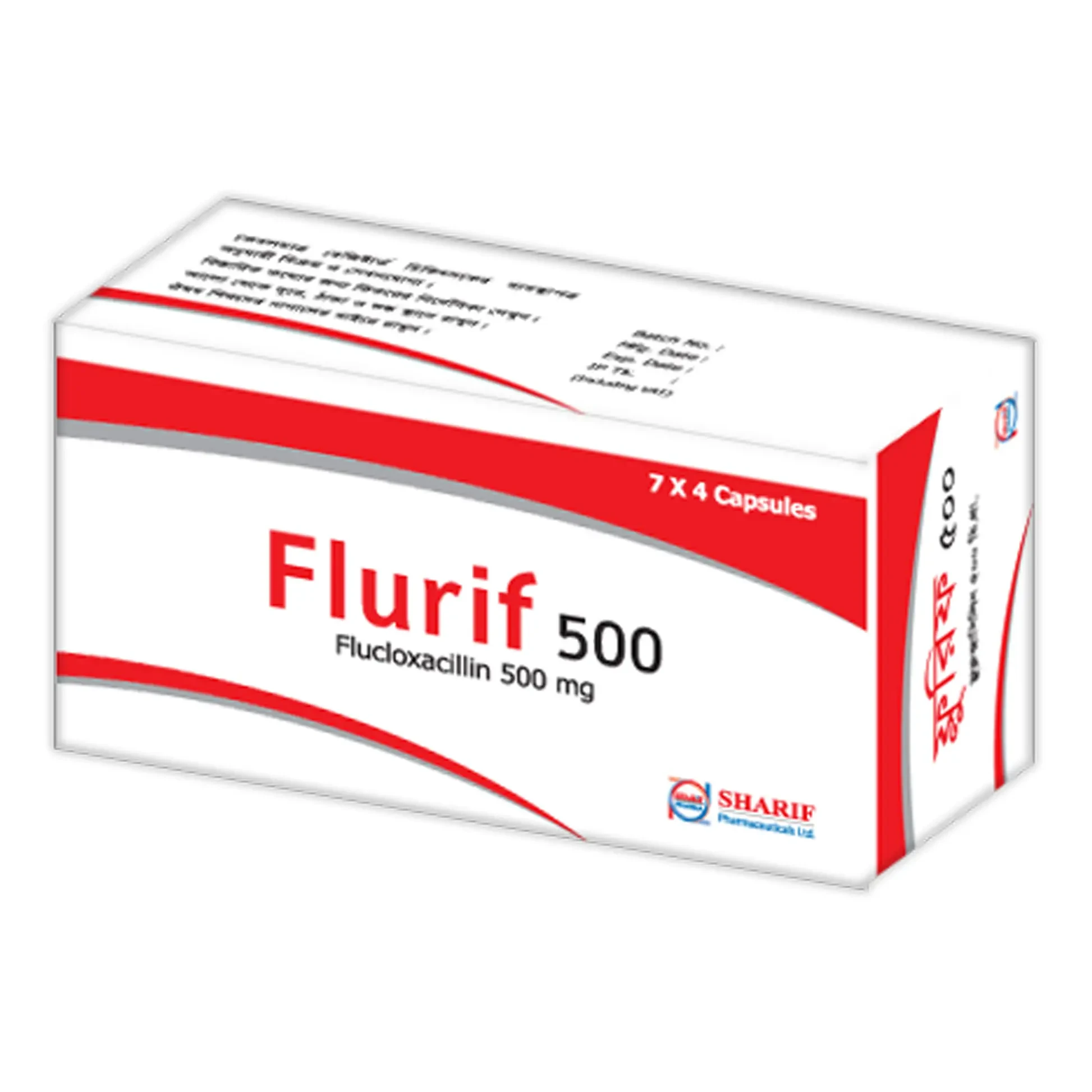 Pack Image: Flurif 500 mg Capsule (7 x 4)