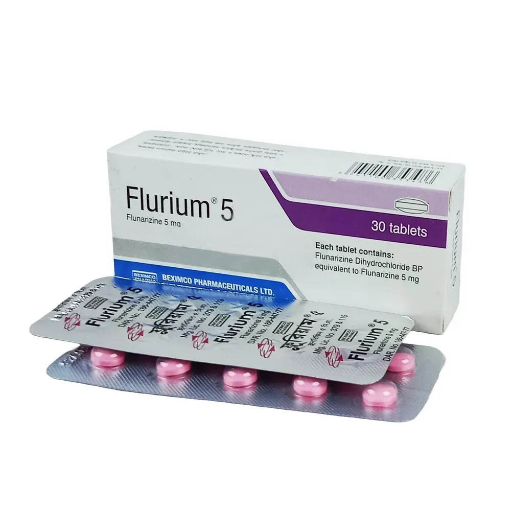 Pack Image: Flurium 5 mg Tablet (10 x 10)
