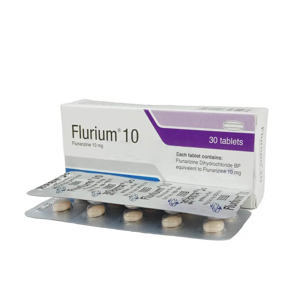 Pack Image: Flurium 10 mg Tablet (3 x 10)