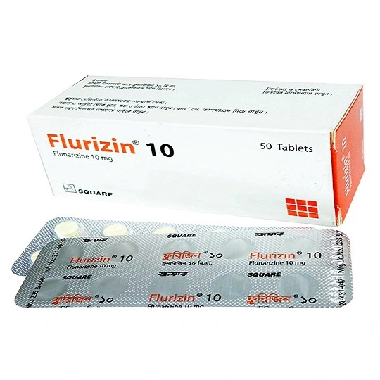 Pack Image: Flurizin 10 mg Tablet (5 x 10)