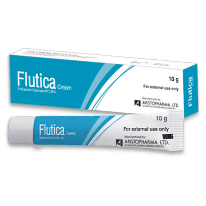 Pack Image: Flutica 0.05% Cream (10 gm tube)