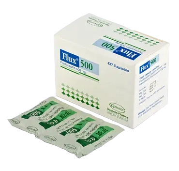 Pack Image: Flux 500 mg Capsule (7 x 4)