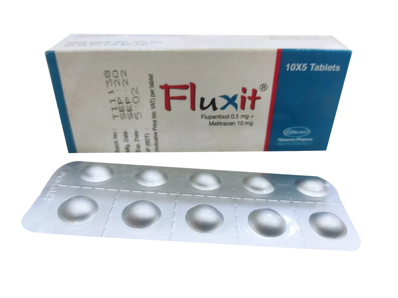 Pack Image: Fluxit 0.5 mg Tablet (5 x 10)
