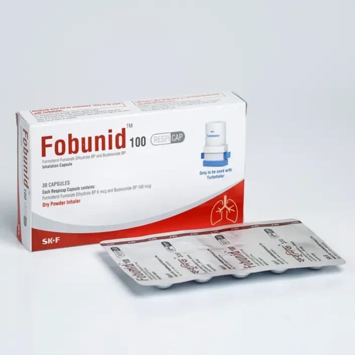 Pack Image: Fobunid 100 mcg Inhalation Capsule (3 x 10)