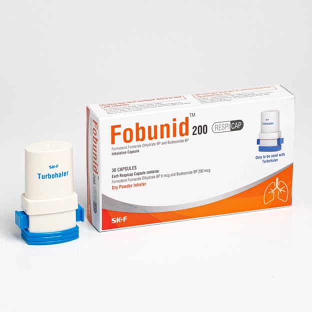 Pack Image: Fobunid 200 mcg Inhalation Capsule (3 x 10)