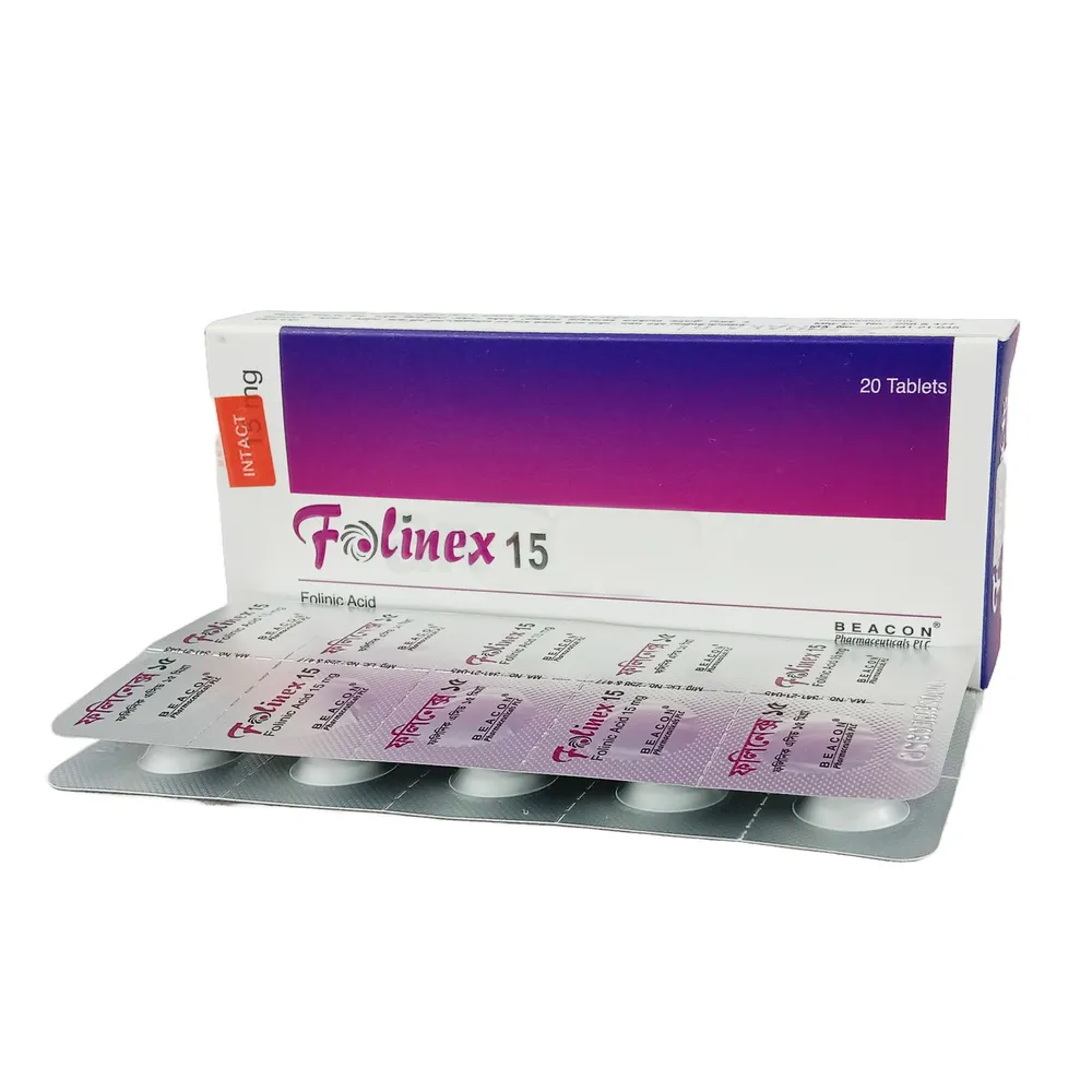 Pack Image: Folinex 15 mg Tablet (2 x 10)