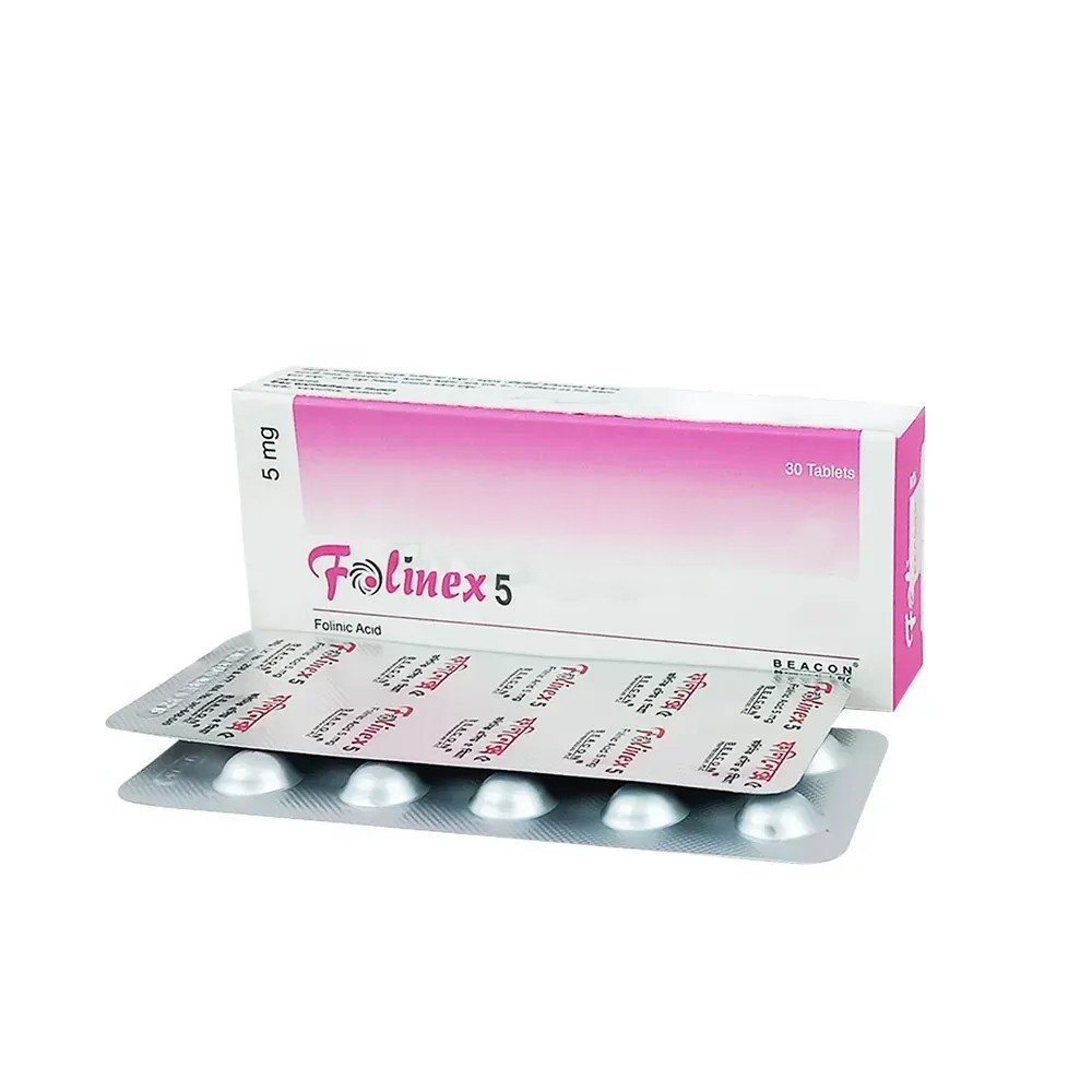 Pack Image: Folinex 5 mg Tablet (3 x 10)