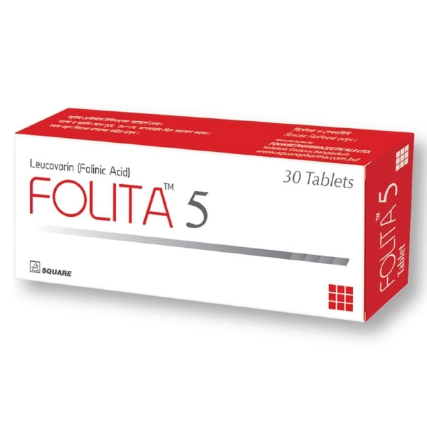 Pack Image: Folita 5 mg Tablet (5 x 10)