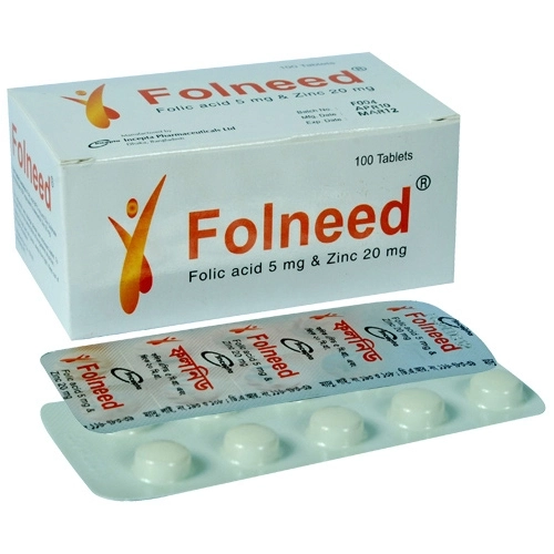 Pack Image: Folneed 5 mg Tablet (10 x 10)