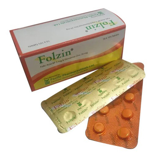 Pack Image: Folzin 5 mg Tablet (10 x 10)