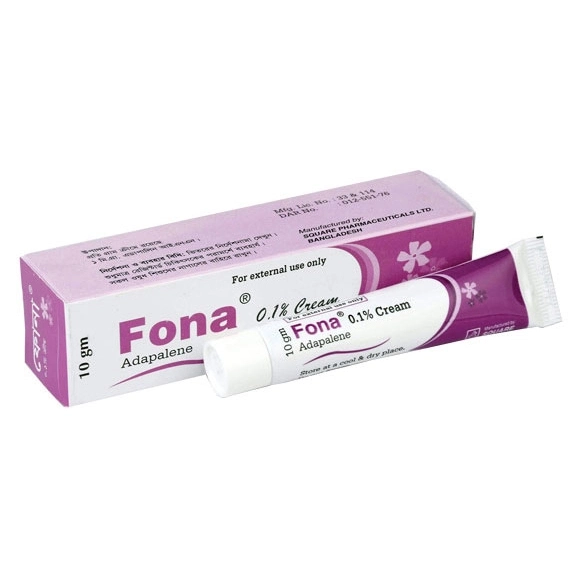 Pack Image: Fona 0.1% Cream (10 gm tube)