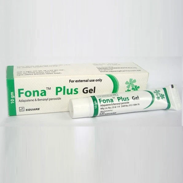 Pack Image: Fona Plus 0.1% 2.5% Gel (10 gm tube)