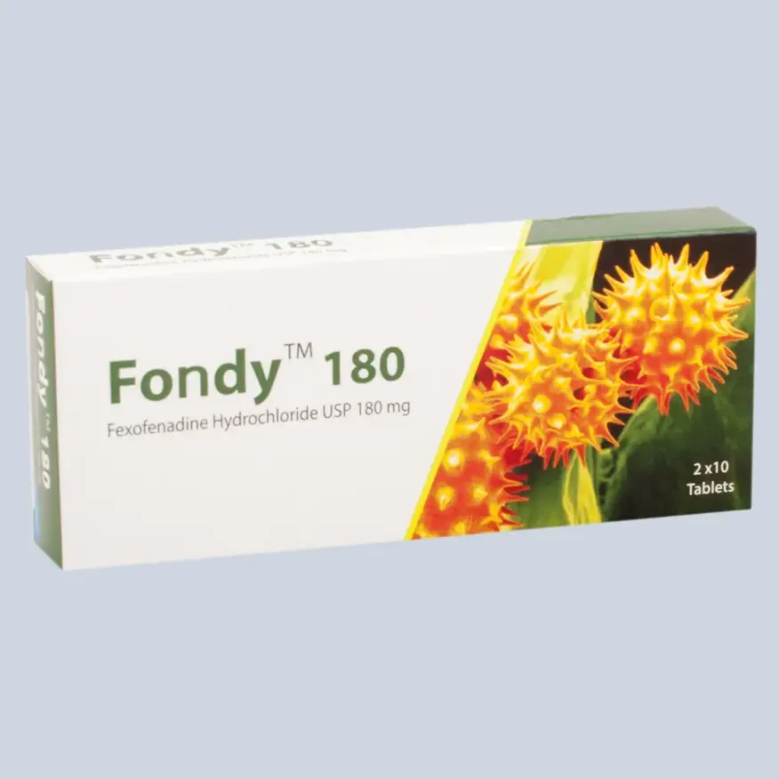 Pack Image: Fondy 180 mg Tablet (2 x 10)