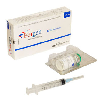 Pack Image: Forgen 500 mg Injection (500 mg vial)