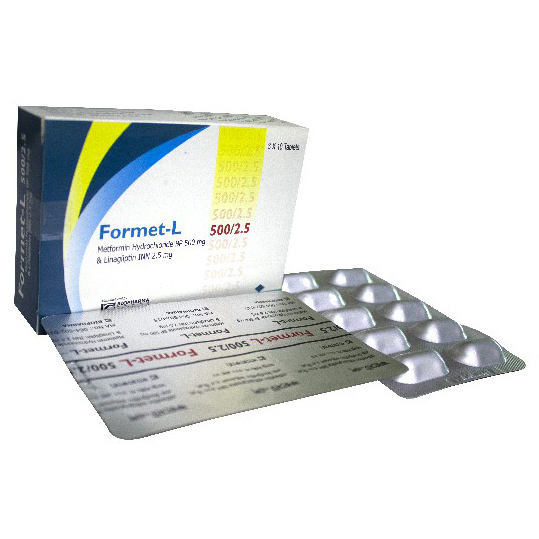 Pack Image: Formet L 2.5 mg Tablet (3 x 10)