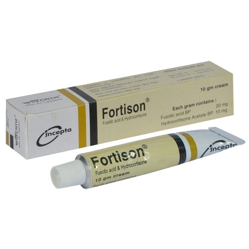 Pack Image: Fortison 2% 1% Cream (10 gm tube)