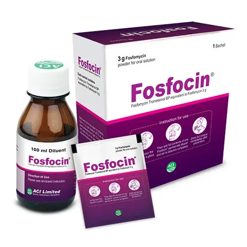 Pack Image: Fosfocin 3 gm Powder (3 gm sachet)