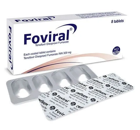 Pack Image: Foviral 300 mg Tablet (2 x 4)