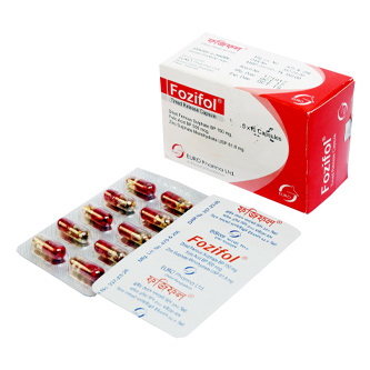Pack Image: Fozifol 150 mg Capsule (5 x 10)