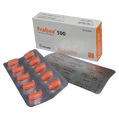 Pack Image: Frabex 500 mg Capsule (2 x 10)