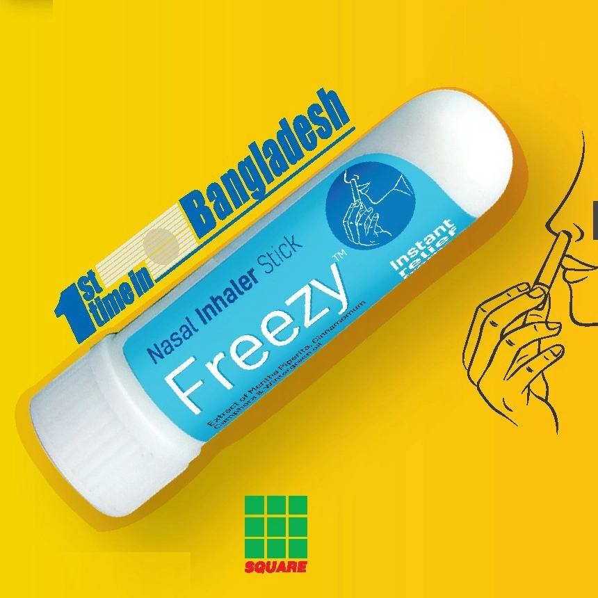 Pack Image: Freezy (122.70 mg Nasal Inhaler (Each nasal inhaler stick)