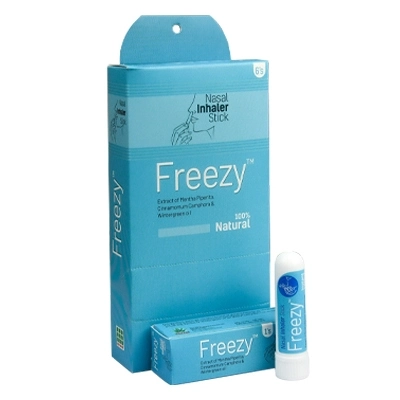 Pack Image: Freezy (122.70 mg Nasal Inhaler (Each nasal inhaler stick)