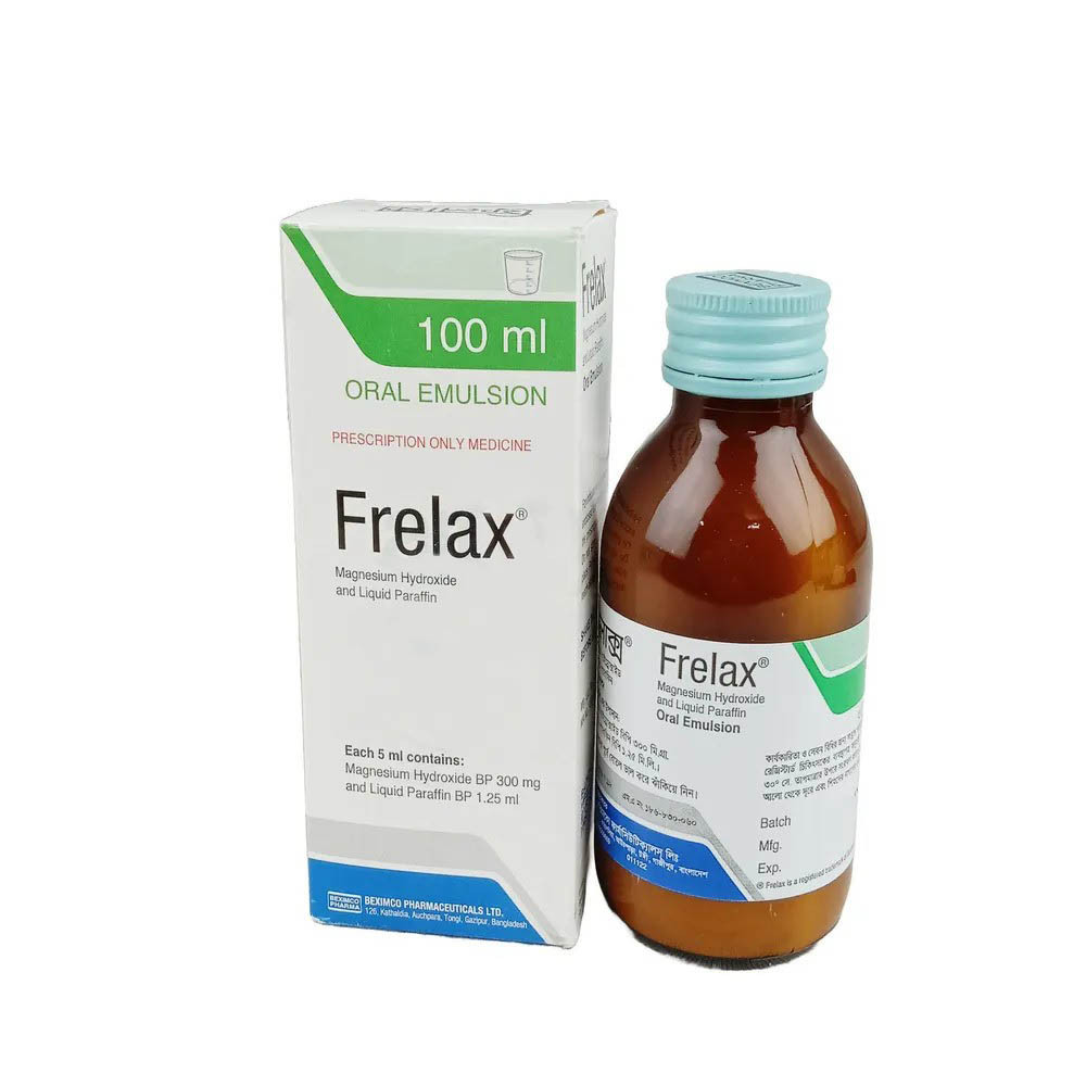Pack Image: Frelax (300 mg Emulsion (100 ml bottle)