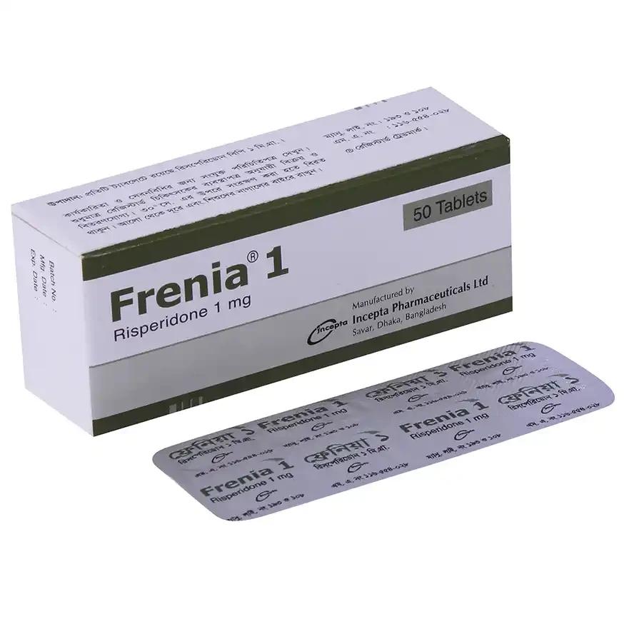Pack Image: Frenia 1 mg Tablet (5 x 10)