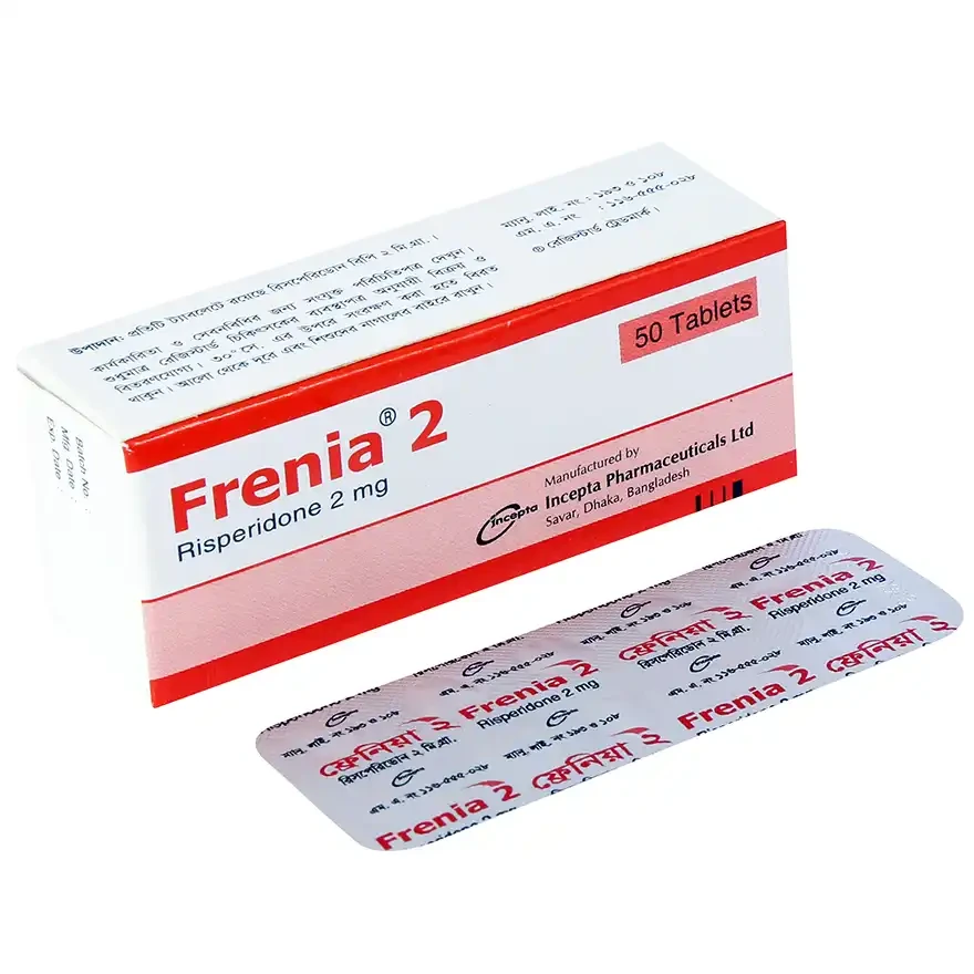 Pack Image: Frenia 2 mg Tablet (5 x 10)